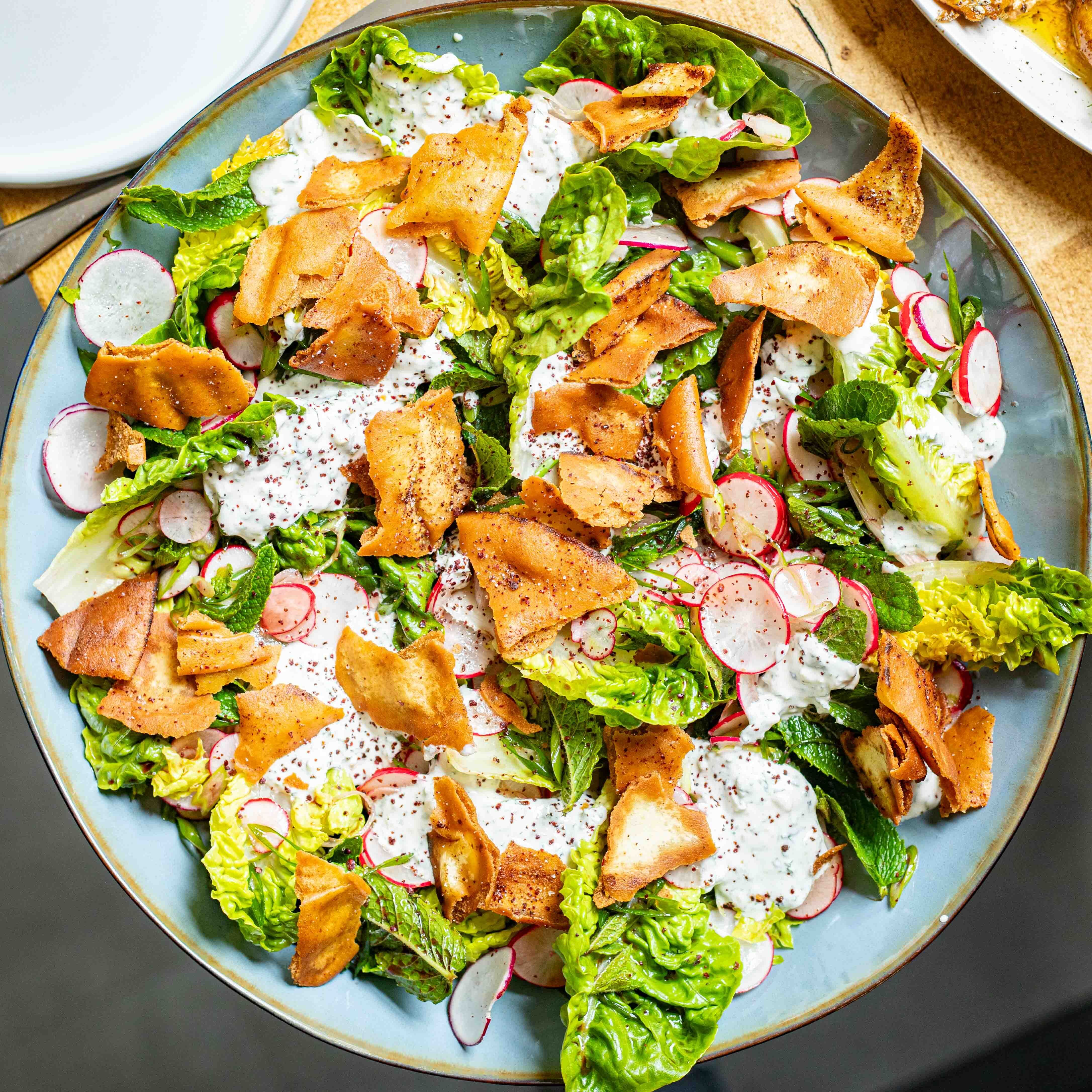 dressing fattoush Fattoush Salad