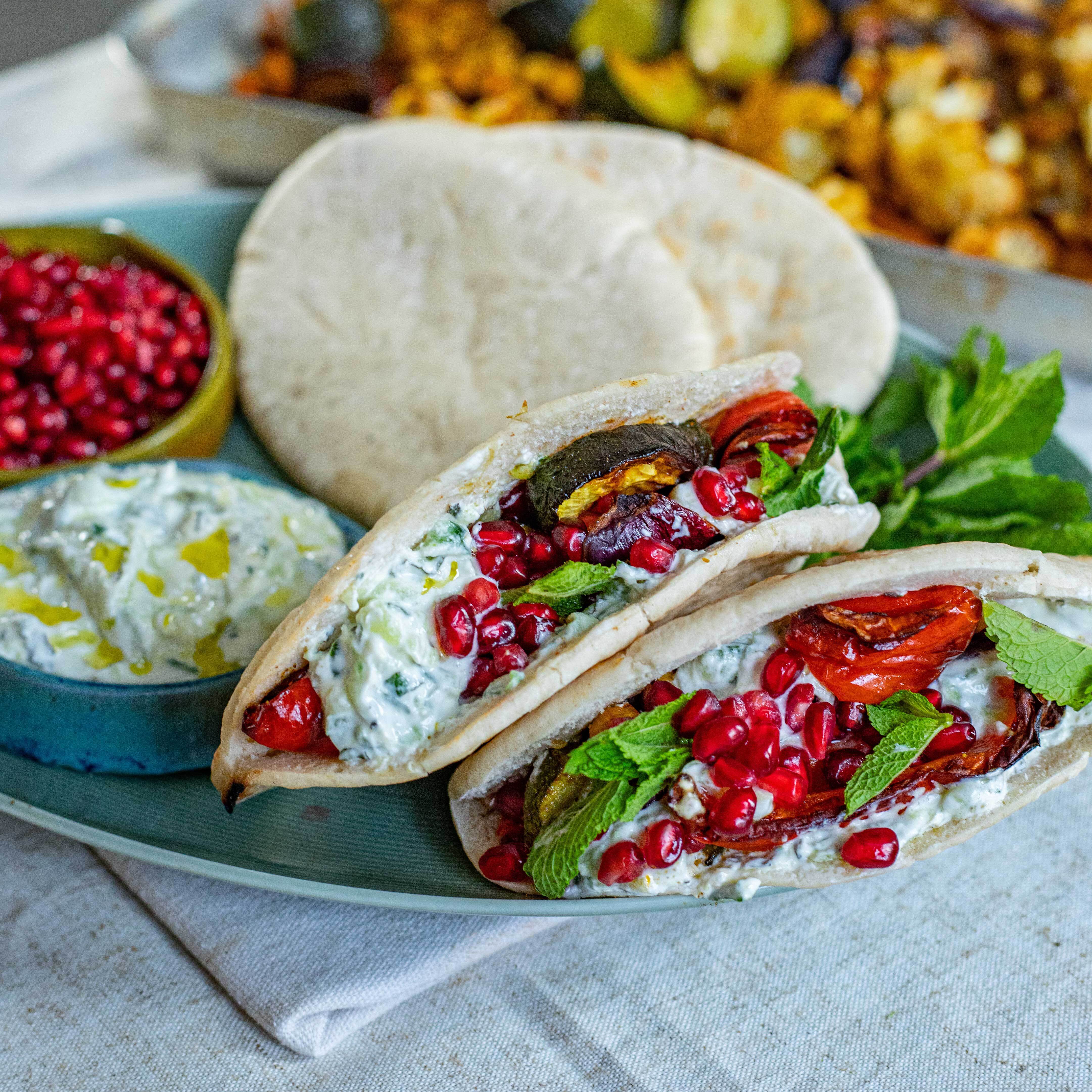 Spiced Veggie Gyros-image