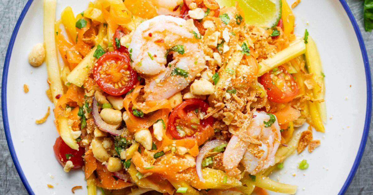 🚧 Thai Prawn Mango Som Tam Salad | Mob