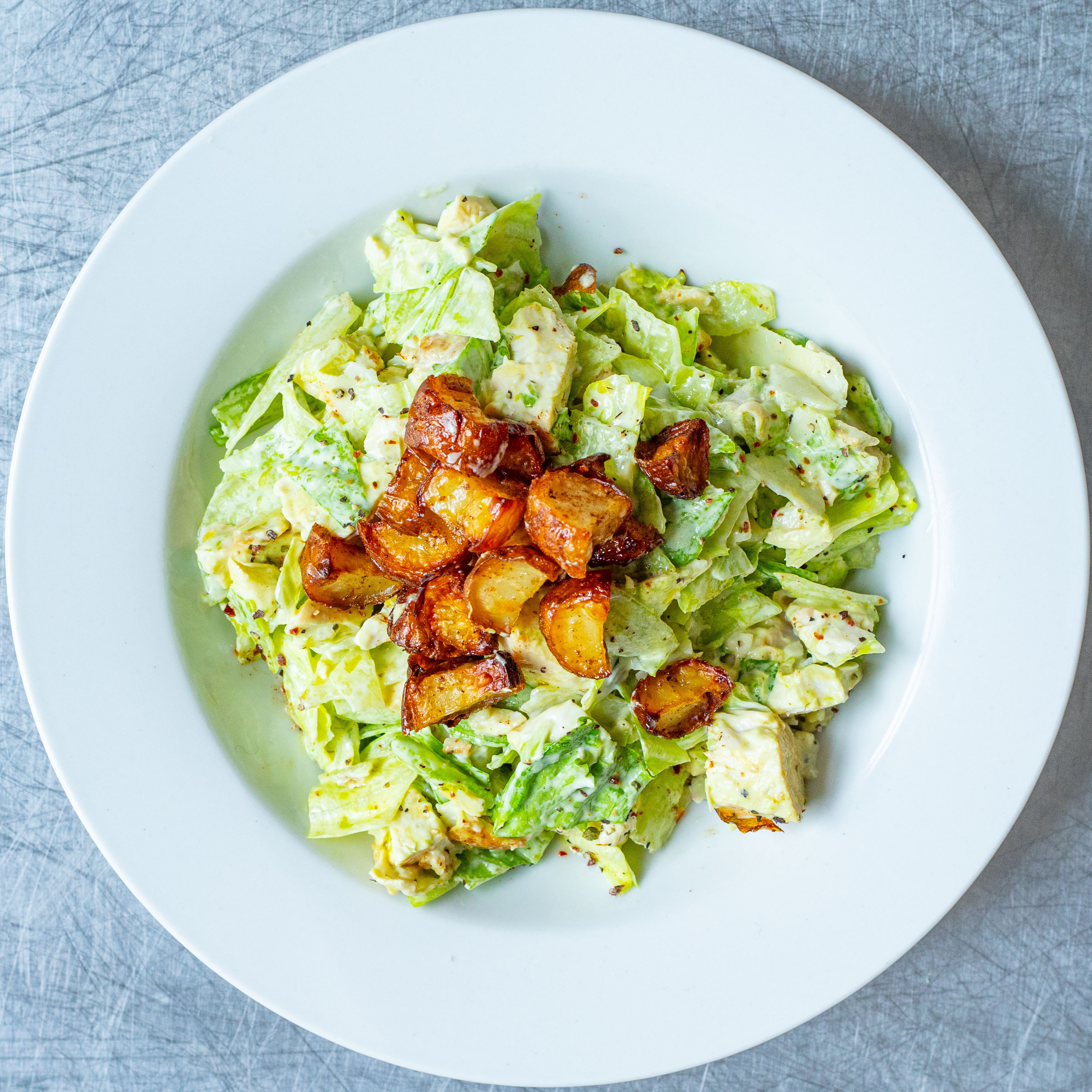 Chopped Roast Chicken Salad
